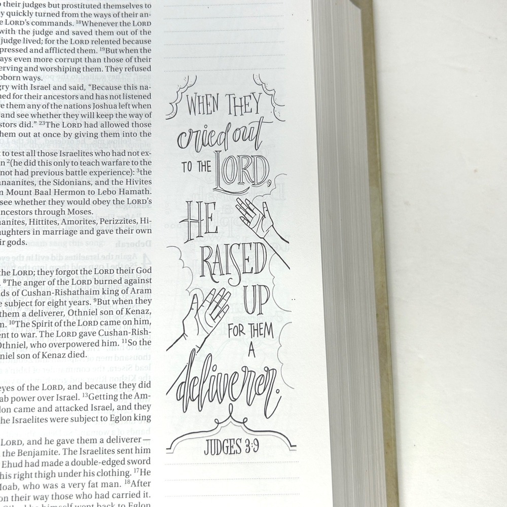 NIV Beautiful Word Coloring Bible Zondervan Hardcover 2016 Illustrated Verses - Picture 10 of 13